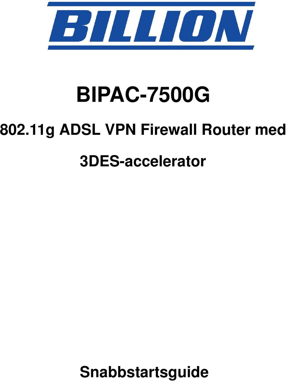 Firewall Router med