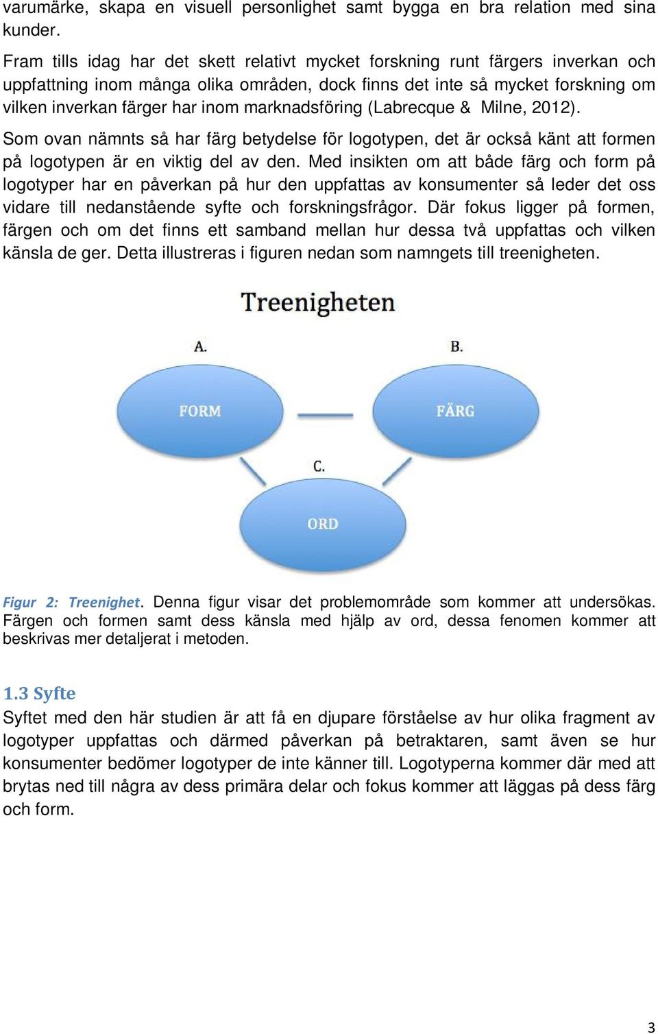 marknadsföring (Labrecque & Milne, 2012). Som ovan nämnts så har färg betydelse för logotypen, det är också känt att formen på logotypen är en viktig del av den.