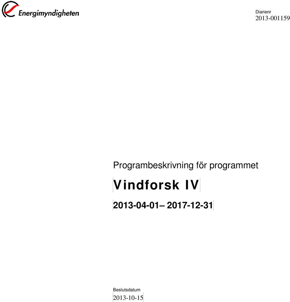 programmet Vindforsk IV