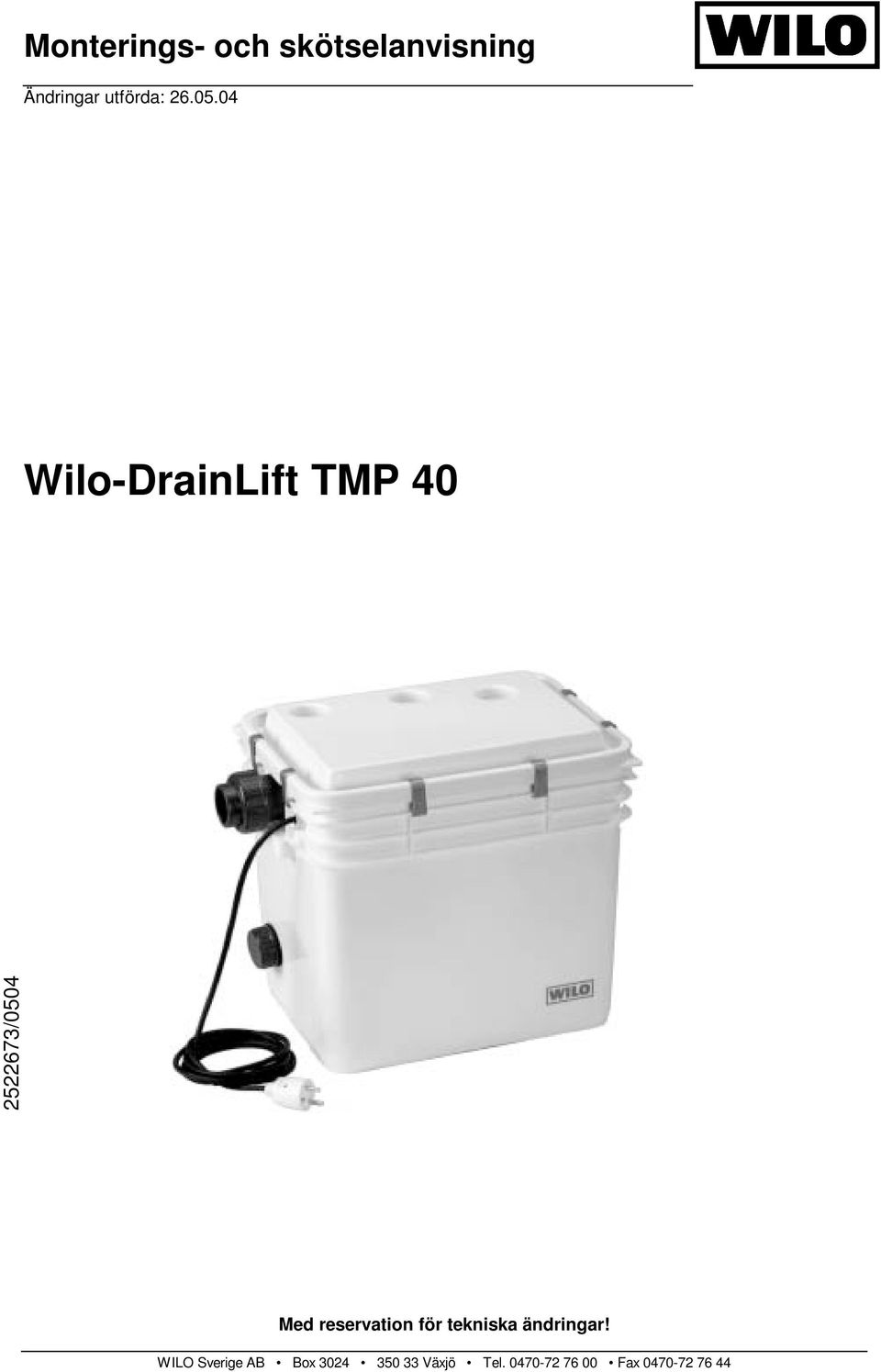 04 Wilo-DrainLift TMP 40