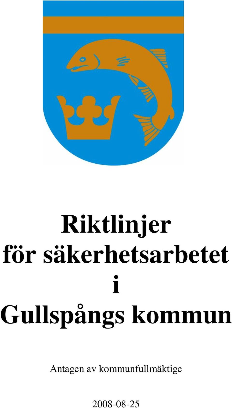 Gullspångs kommun