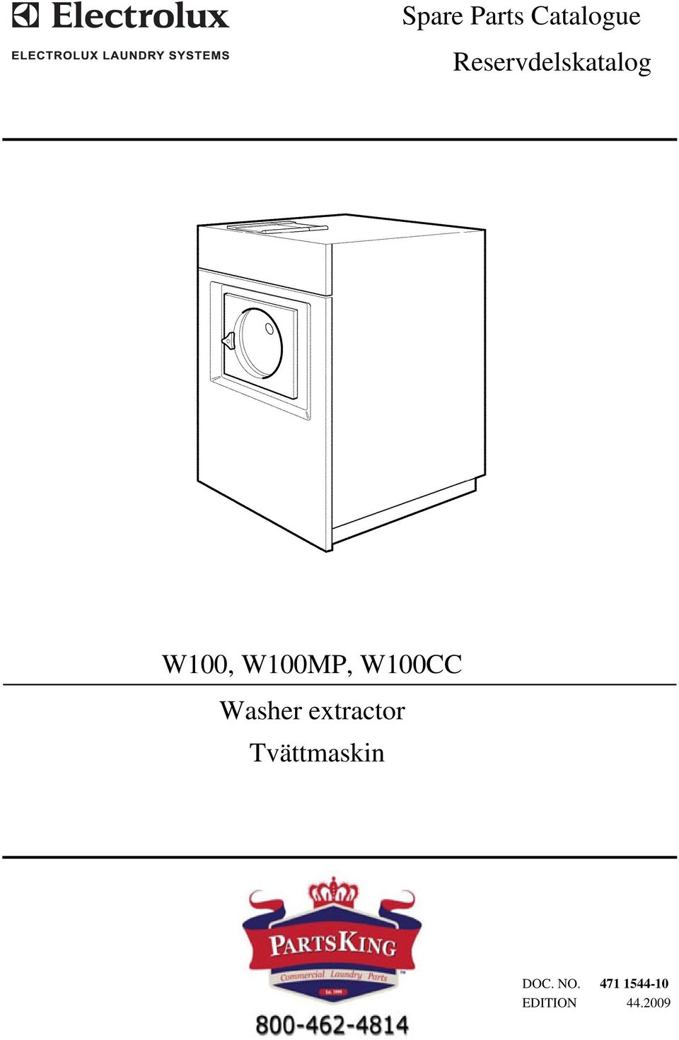 W100CC Washer extractor