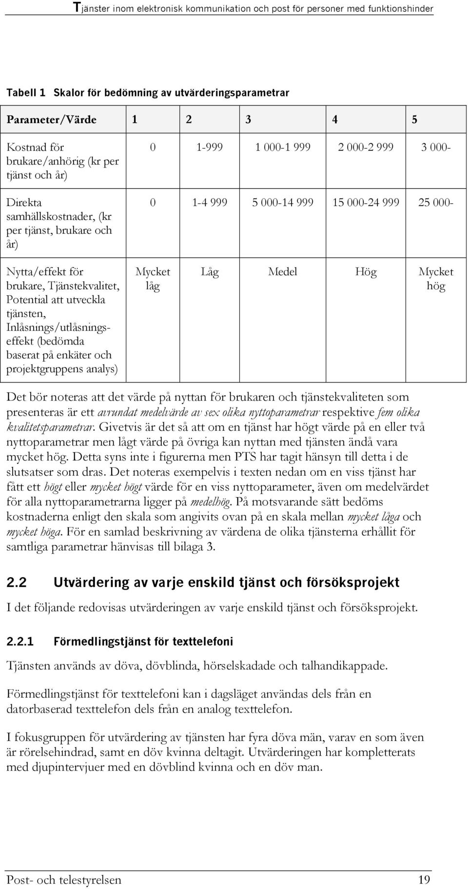 Potential att utveckla tjänsten, Inlåsnings/utlåsningseffekt (bedömda baserat på enkäter och projektgruppens analys) Mycket låg Låg Medel Hög Mycket hög Det bör noteras att det värde på nyttan för