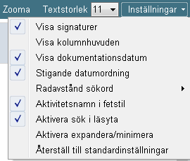 Visa anteckningar i Externt fönster 1. Markera en anteckning alternativt en mapp i journalträdet 2. Högerklicka 3. Välj Visa i externt fönster Valda anteckningar ligger nu i ett eget fönster.