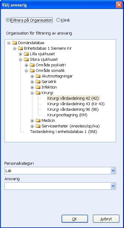 5. Välj aktuell svarsmall och klicka på OK. 6. Datum för aktiviteten är redan skapad.