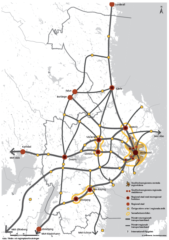 Strukturbild östra Mellansverige 2050 (ÖMS).