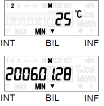 Statistik loop forts. 2.15 Max. effekt under 2.16 Min.effekt (eller max kyleffekt) under 2.17 Max. flöde under 2.