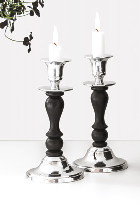 150280 Ljusstakar Gallery Noir 449kr Stor 45cm, mellan 37cm, liten 30cm Set/3 4037