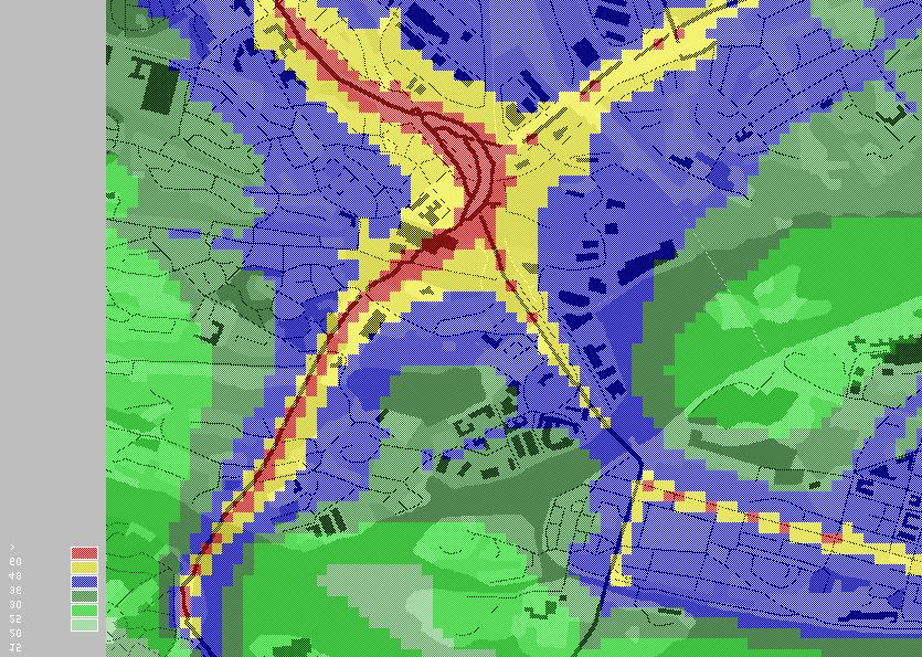 Bebyggelse Öppenotunnel Om en hårt trafikerad led i öppet markläge förläggs i tunnel förbättras givetvis luftkvaliteten avsevärt när trafiken försvinner i ytläget.