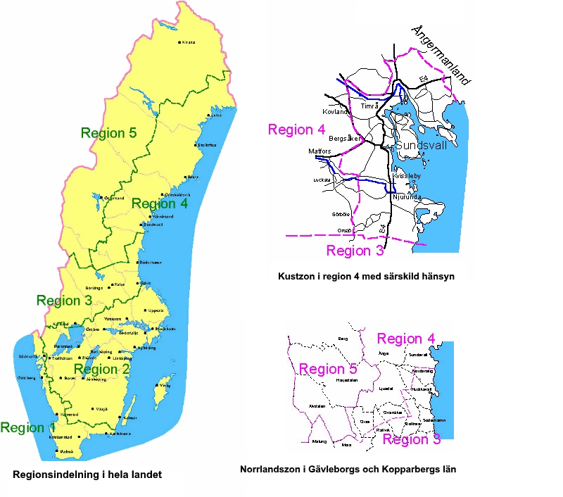 Regionsindelning och datumgränser SOFT har i många år haft överenskommelser med Naturvårdsverket och olika centrala organisationer för markägare och jägare.