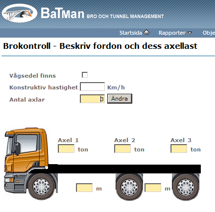 6 - Villkor för transporten Följande generellt beskrivna villkor levereras ifrån Brokontrollen efter avslutad beräkning. 10-11 Fordonet får köras i eget körfält.