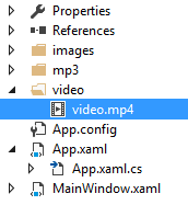 MEDIA SPELA UPP MP3 <Grid> <MediaElement Name="musik" Source="mp3/Musik.