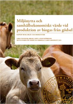kr/kg N Övergödning - minskat läckage av näringsämnen från jordbruket 250 200 150 100 50 0 Värdering av minskat utsläpp