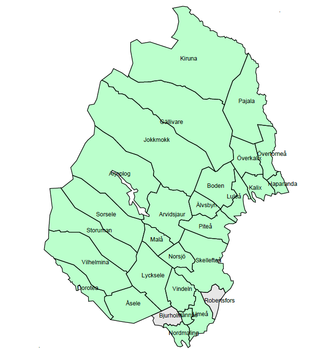 Syftet med enkäten som skickats ut till samtliga 29 kommuner i Norr- och Västerbotten var att kartlägga ett nuläge kopplat till förmågan att kommunicera och använda geodata före, under och efter en