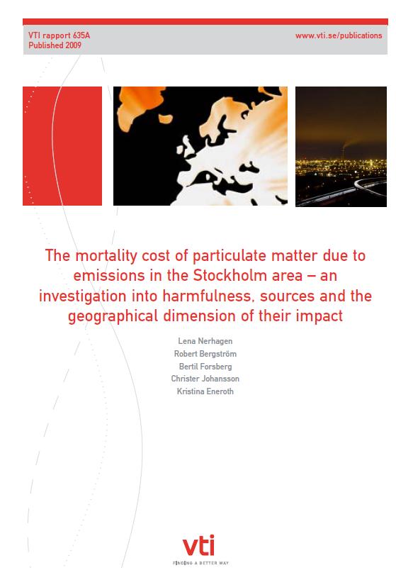 Kostnad för partikelutsläpp i Stockholm (hälsa): 20 50