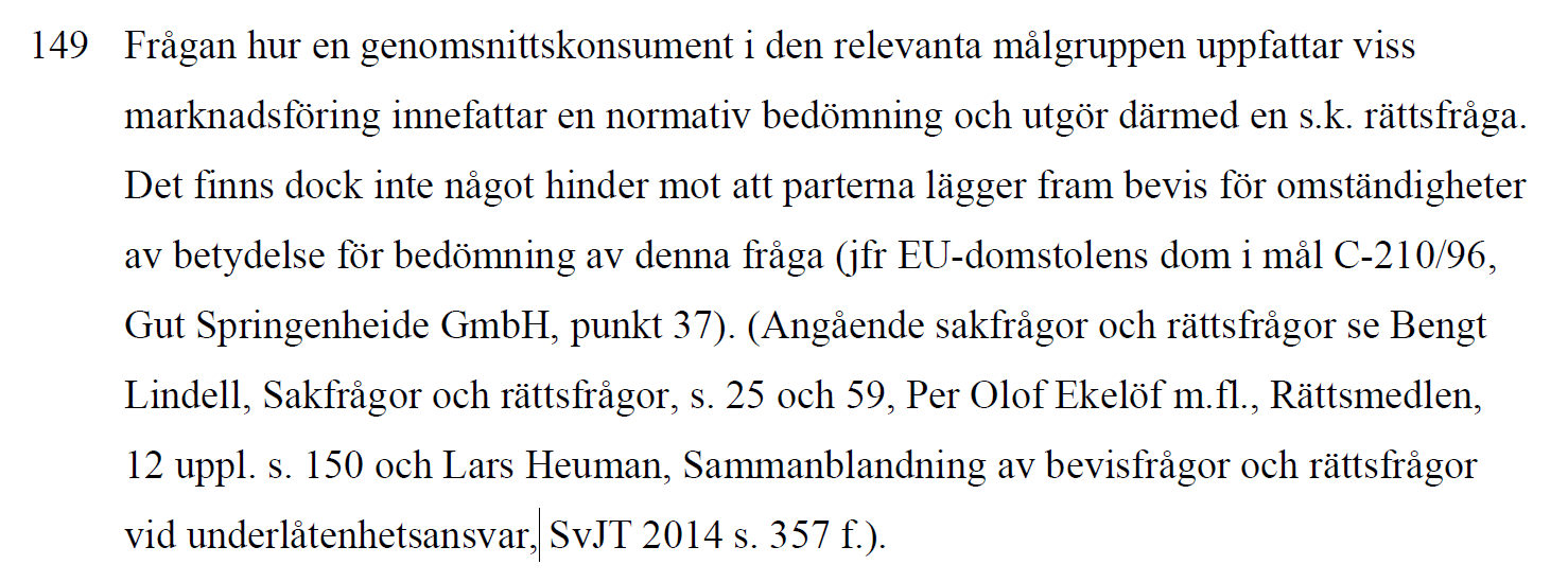 MD 2015:18 Principuttalande om