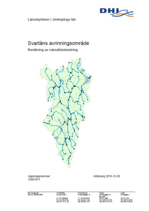 Belastningsmodell (LOAD) Vattenkvalitetsmodul (WQ) Transport av närsalter till sjön Sommen