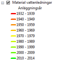 DEMO 1 VISUALISERA ANLÄGGNINGSÅR Visualisera