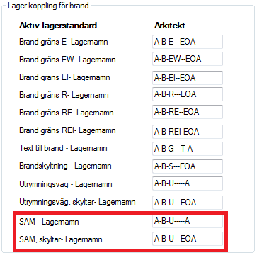 Symbolskala är storleken för alla utrymningssymboler som sätts in i ritningen.