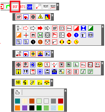 24 I Layoutfliken väljer du storleken som utrymningsritningen skall anta som utskriven. Färdiga format att välja på A3 Liggande stående samt A4 Liggande stående.