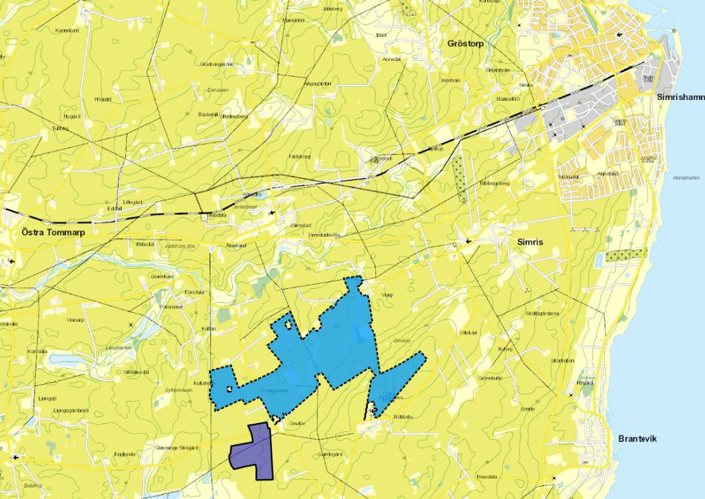 Östergård Gnalöv 2:12 Max 175 500 platser för fjäderfän motsvarande 878 d.e., med möjlighet att