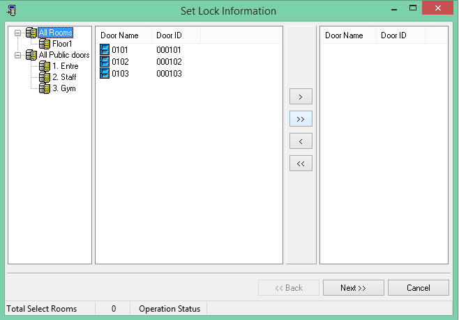 1) Start the handset, press OK and enter the security code Standard: 123456 2) Connect the handset to the computer and go into Menu # 2, "Communicade with PC", round filled circles will appear on the