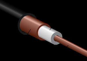 Notera att om man har två cylindrar med ytterradier R 1 och R 2 inuti varandra med ström i motsatt riktning ±, kommer utanför den yttre kabeln r > R 2 totala magnetfältet att vara H = 2πr + 2πr = 0!