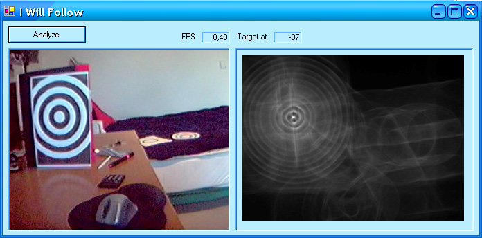 Även den hastighet som datorn hämtar bilder från kameran kan ställas in. Analysen av bilder sker dock maximalt i den hastighet som datorn klarar av.
