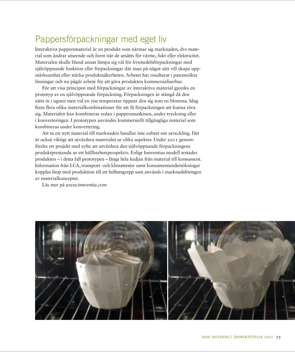 Arbetet har resulterat i patentsökta lösningar och nu pågår arbete för att göra produkten kommersialiserbar.