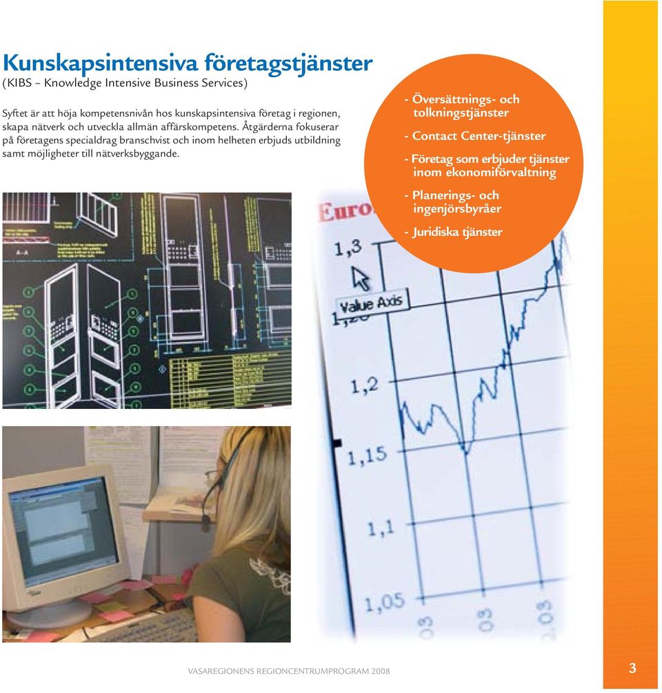 Åtgärderna fokuserar på företagens specialdrag branschvist och inom helheten erbjuds utbildning samt möjligheter till nätverksbyggande.