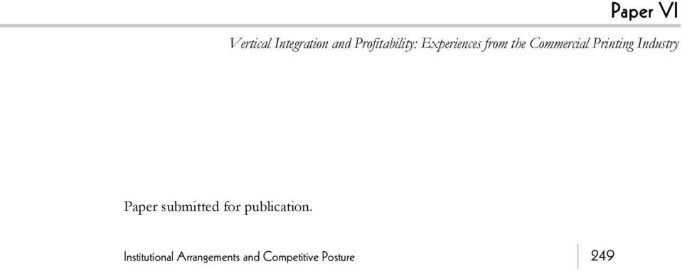 Printing Industry Paper submitted for