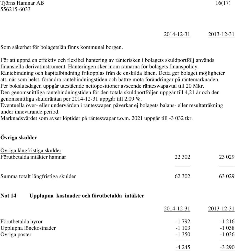 Räntebindning och kapitalbindning frikopplas från de enskilda lånen. Detta ger bolaget möjligheter att, när som helst, förändra räntebindningstiden och bättre möta förändringar på räntemarknaden.