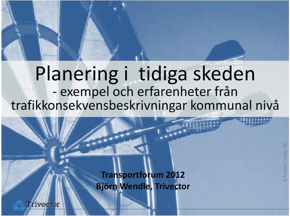 trafikkonsekvensbeskrivningar
