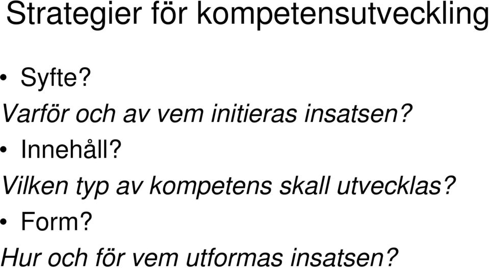 Innehåll?