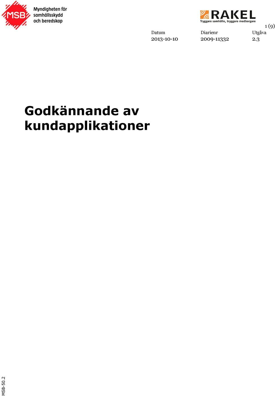 Godkännande av