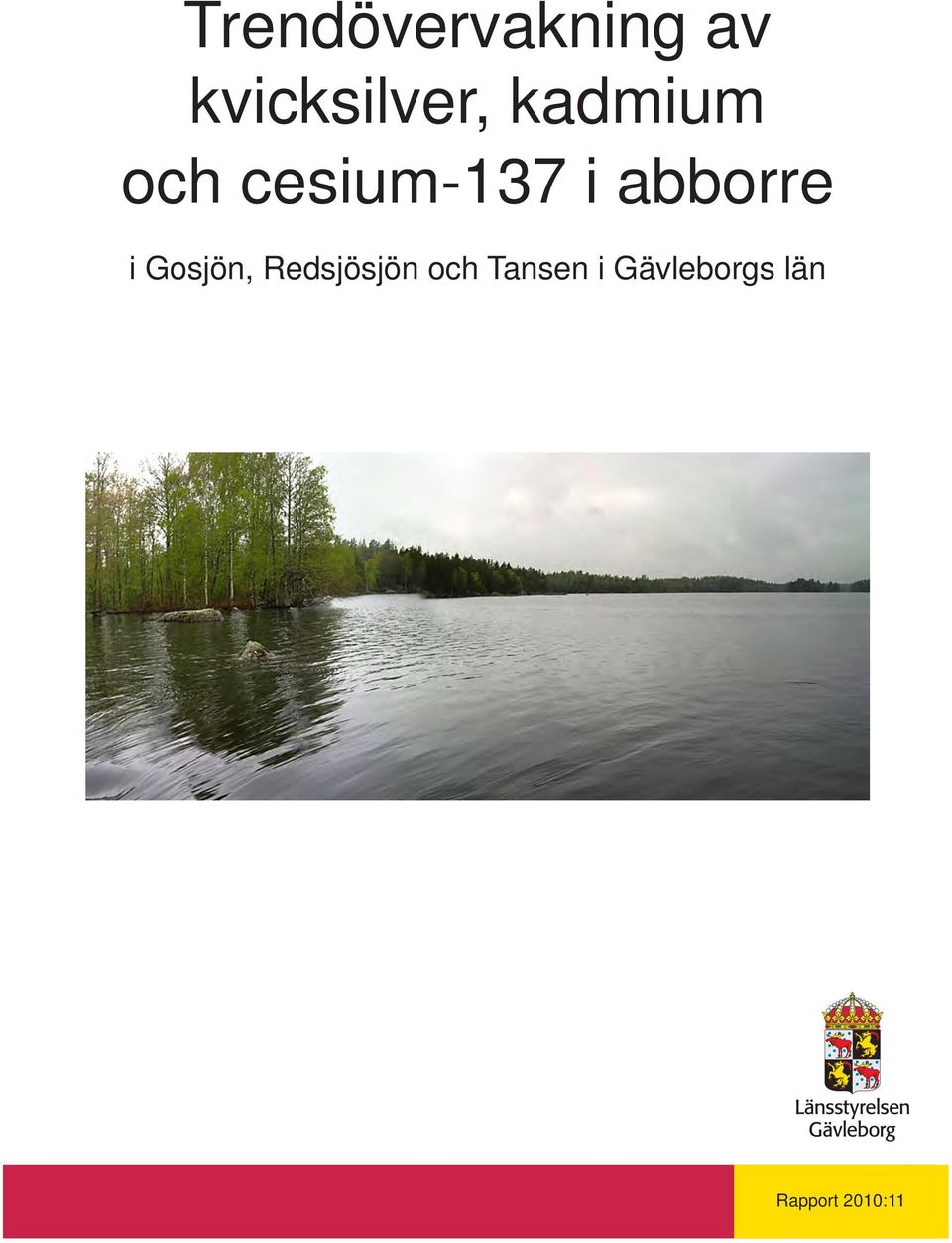 cesium-137 i abborre i Gosjön,