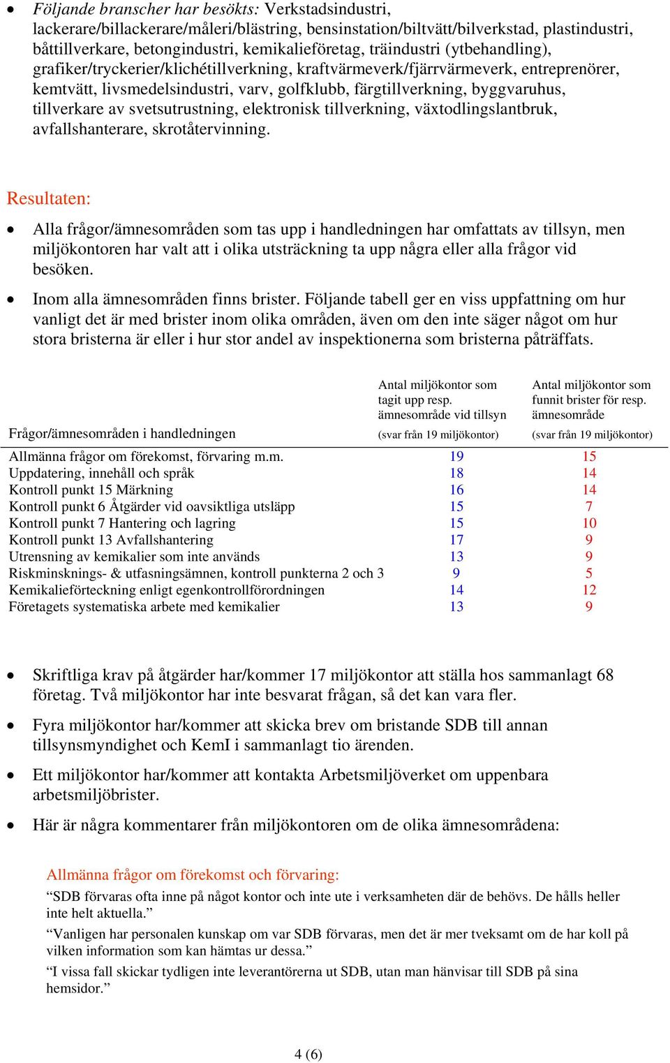 tillverkare av svetsutrustning, elektronisk tillverkning, växtodlingslantbruk, avfallshanterare, skrotåtervinning.