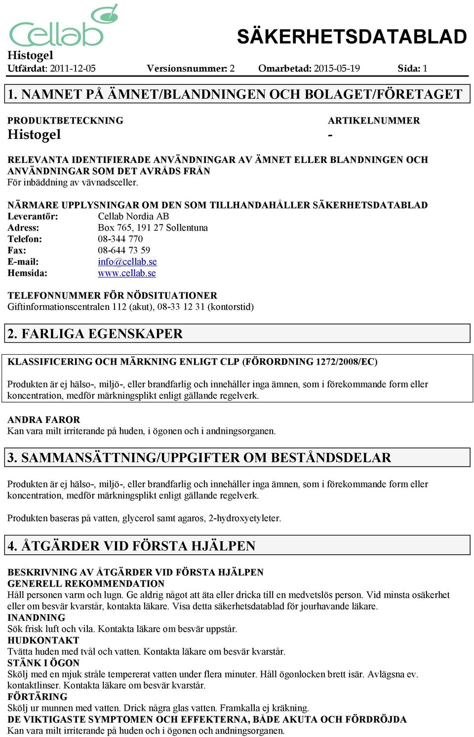 av vävnadsceller.