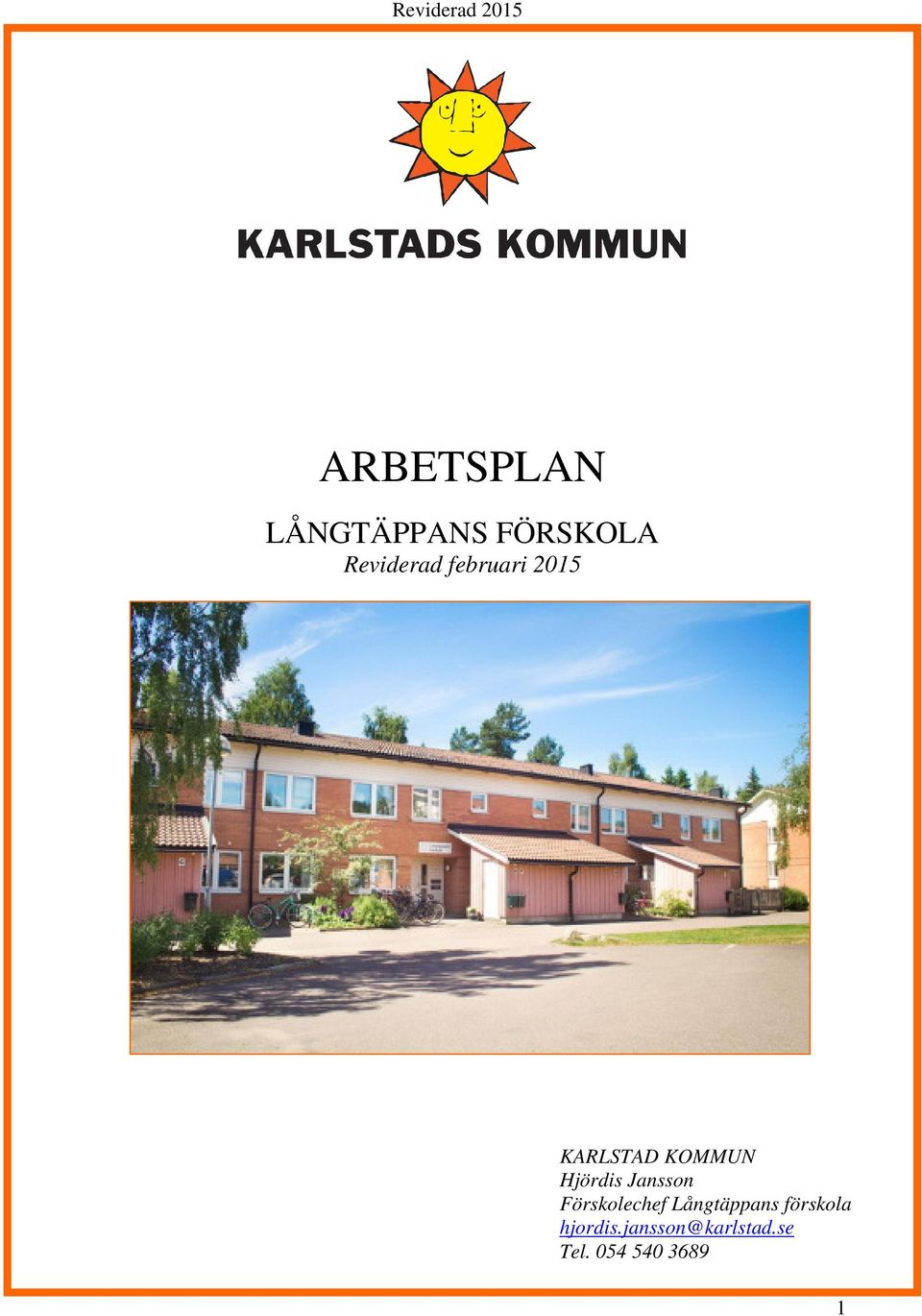 Jansson Förskolechef Långtäppans förskola