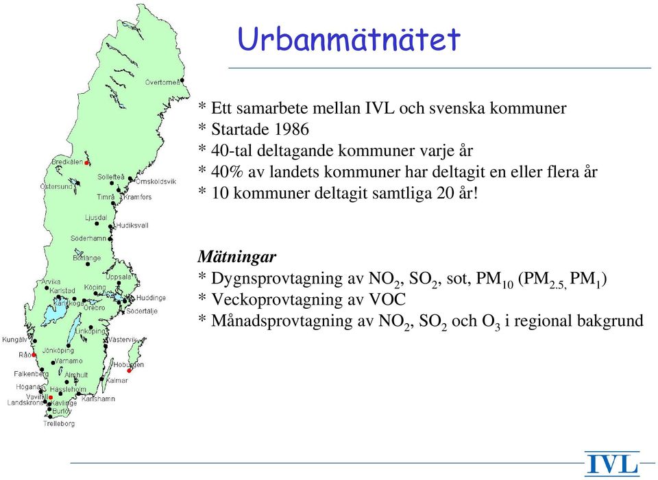 kommuner deltagit samtliga 20 år!
