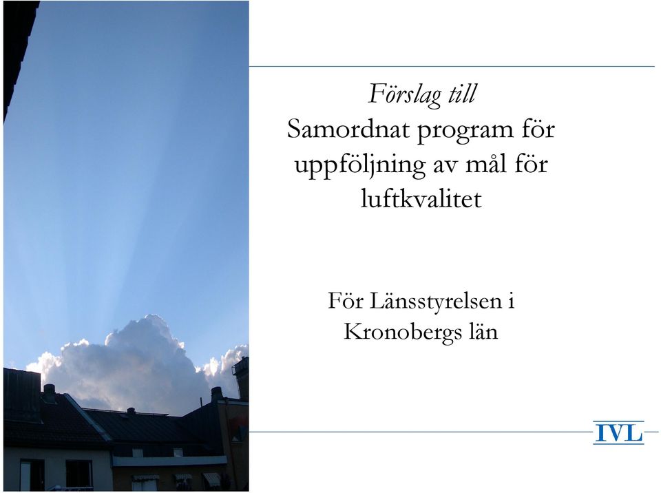 mål för luftkvalitet För