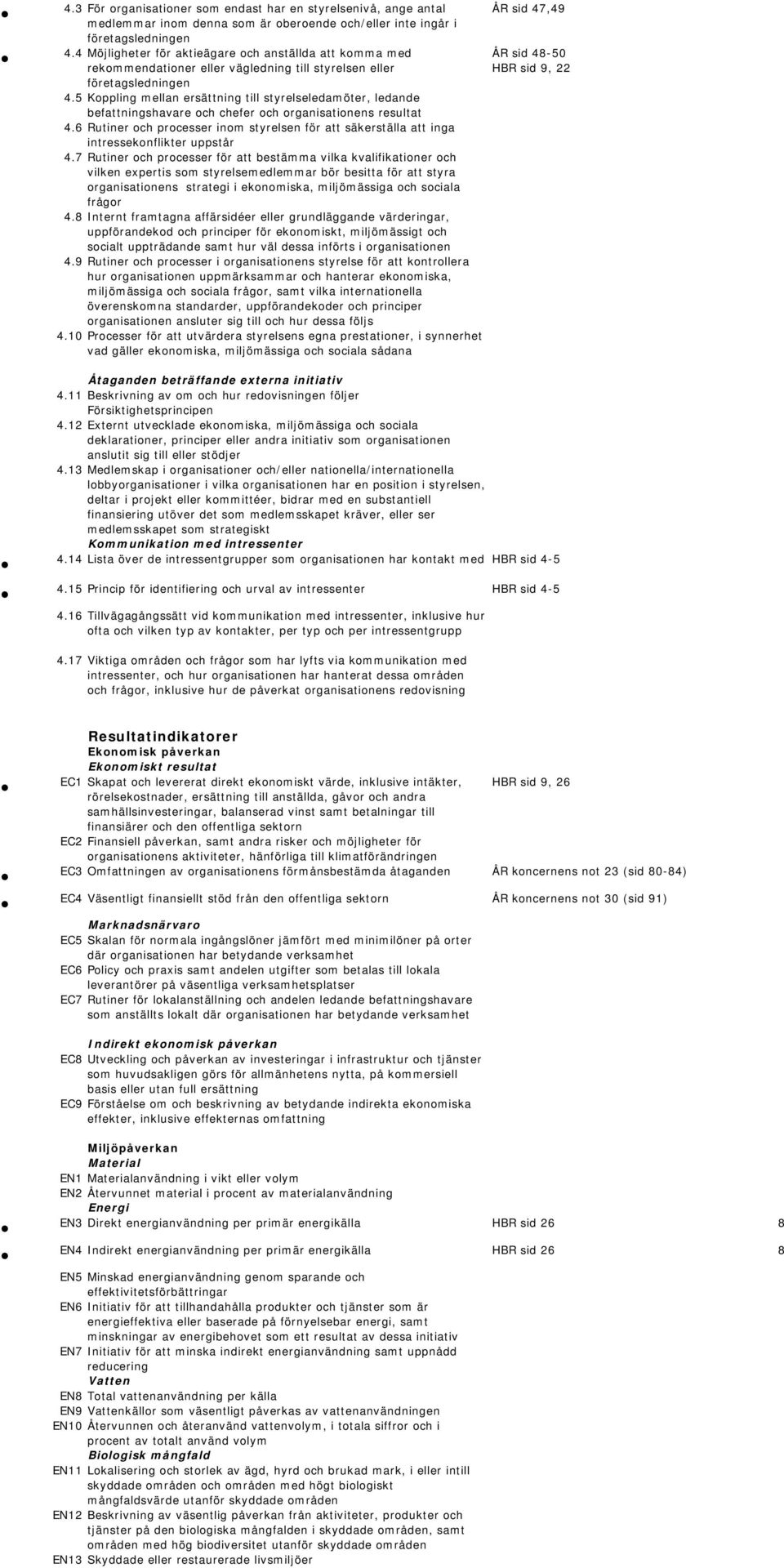 5 Koppling mellan ersättning till styrelseledamöter, ledande befattningshavare och chefer och organisationens resultat 4.