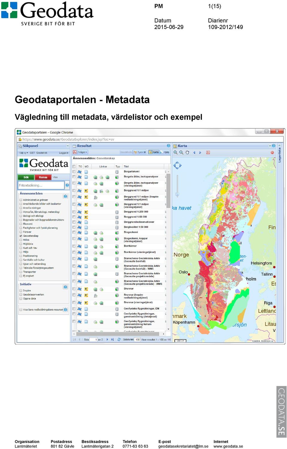 Metadata Vägledning