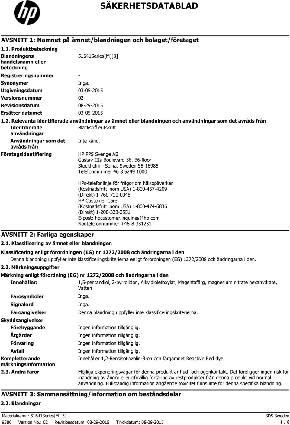 15 Versionsnummer 02 