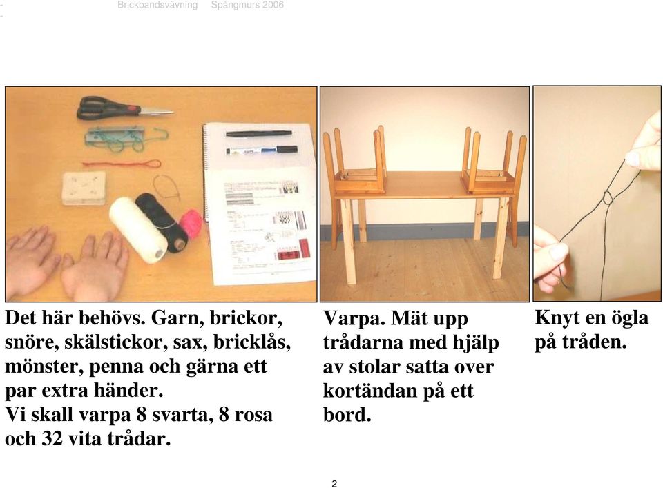 och gärna ett par extra händer.