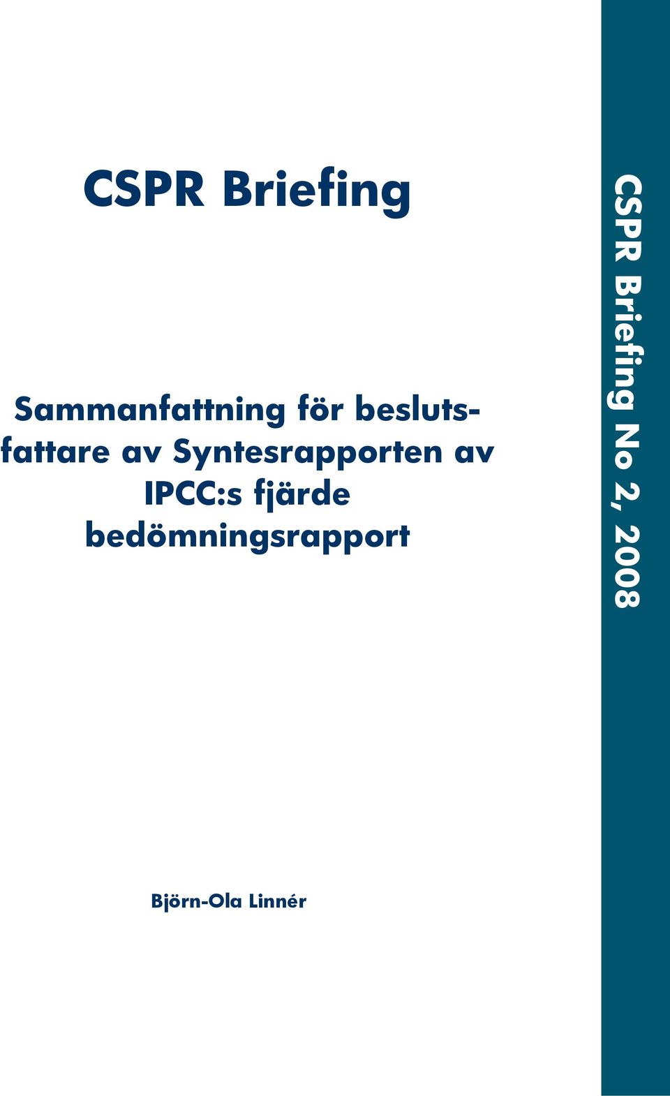 av IPCC:s fjärde bedömningsrapport