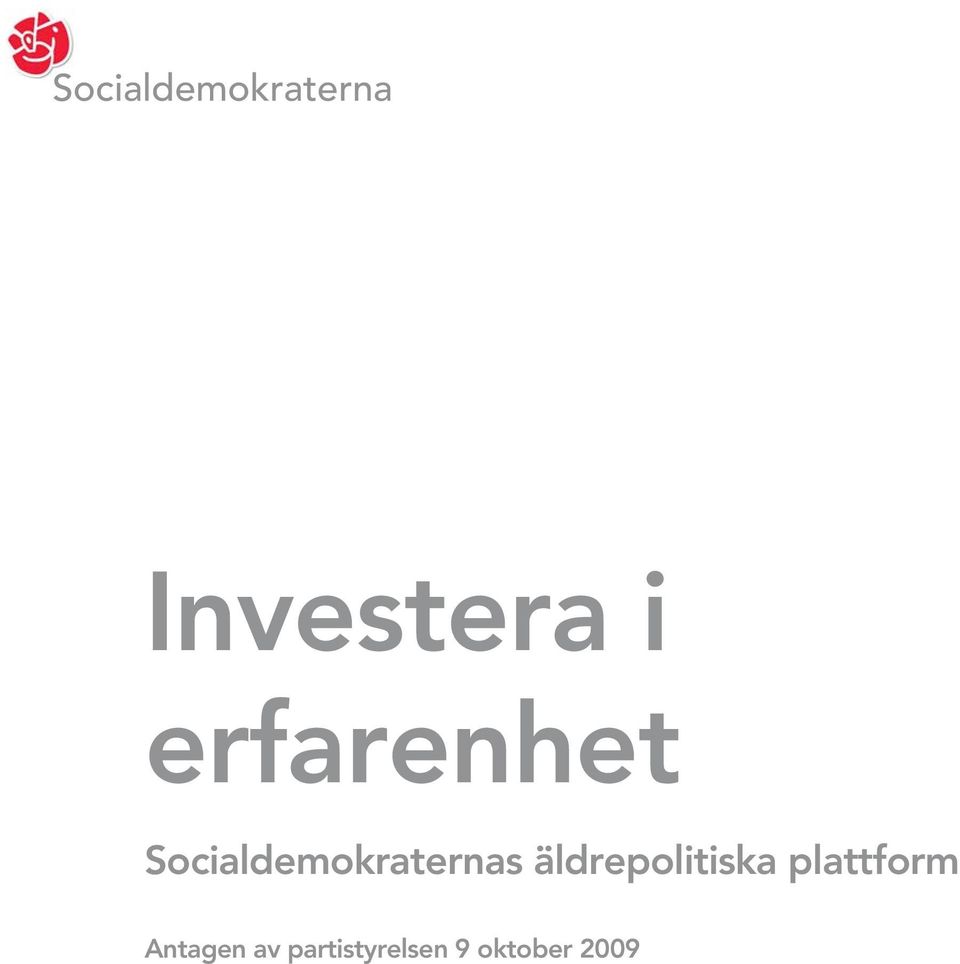 äldrepolitiska plattform