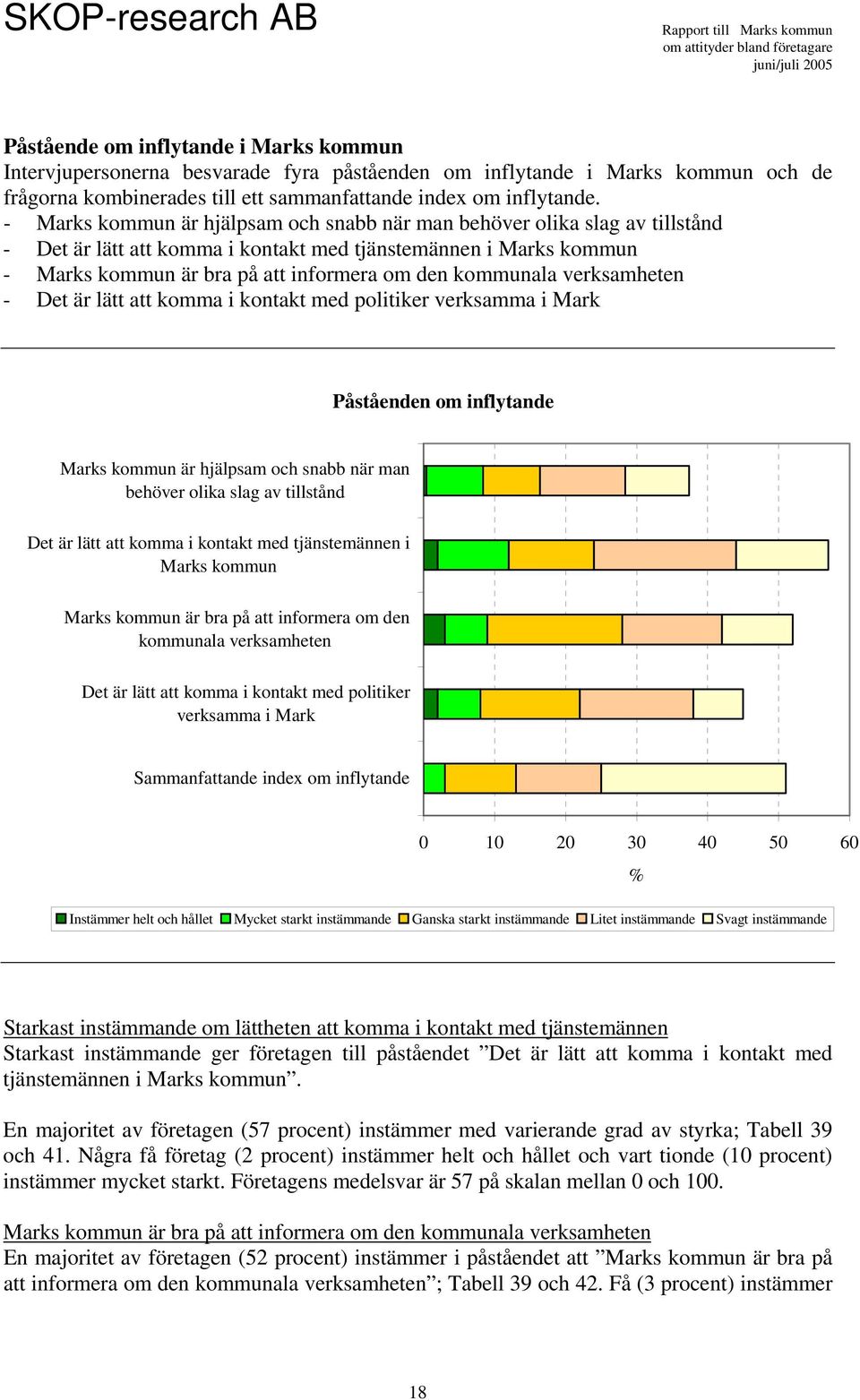 Marks kommun är hjälpsam och snabb när man behöver olika slag av tillstånd Det är lätt att komma i kontakt med tjänstemännen i Marks kommun Marks kommun är bra på att informera om den kommunala