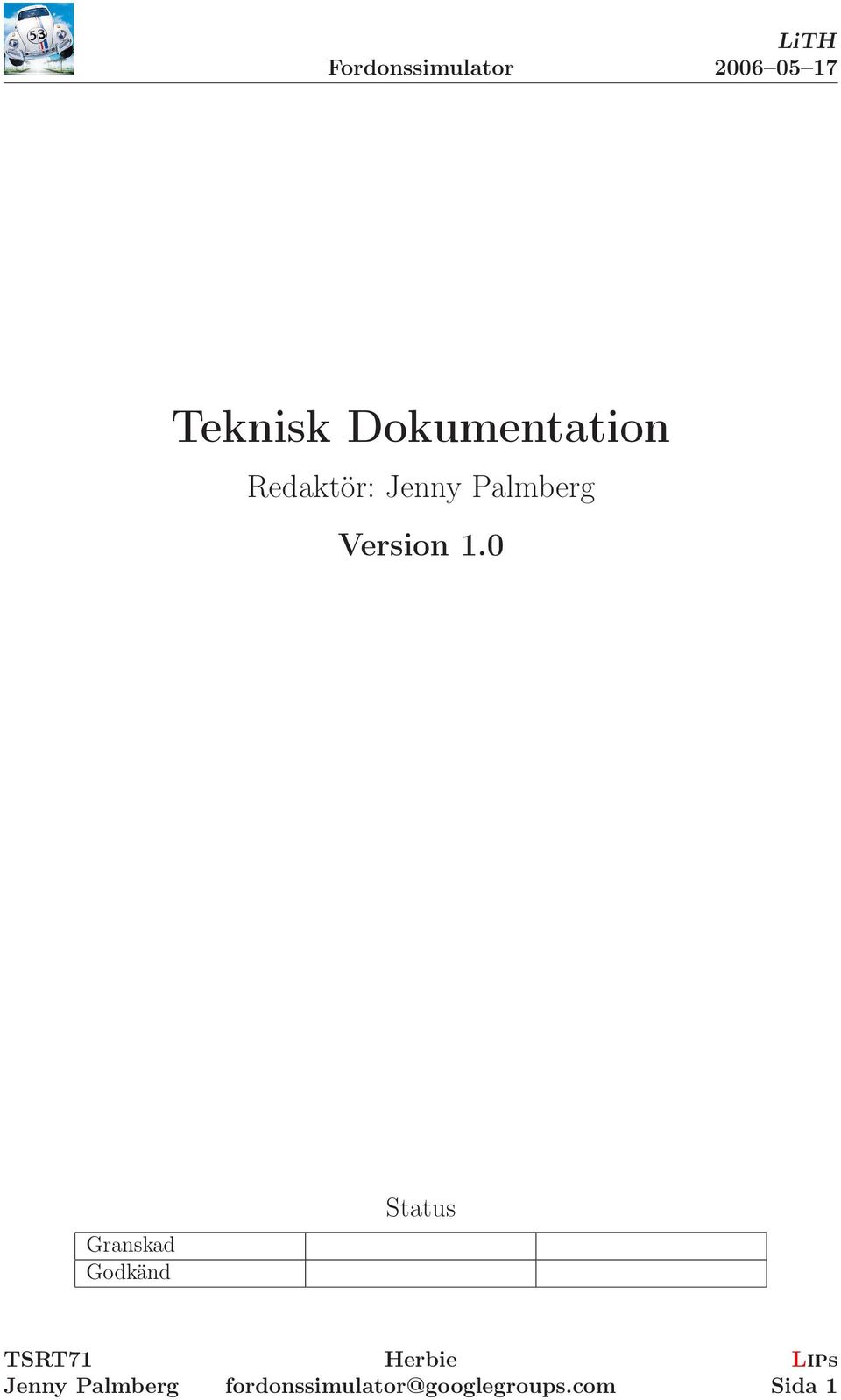 Redaktör: Version.