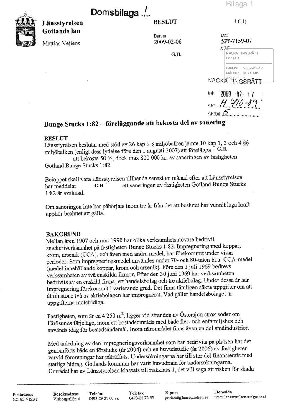 INKOM: 2009-02-17